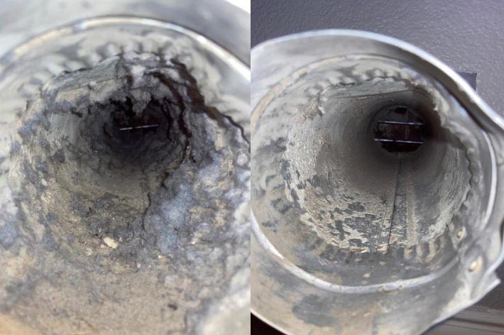 before and after duct cleaning