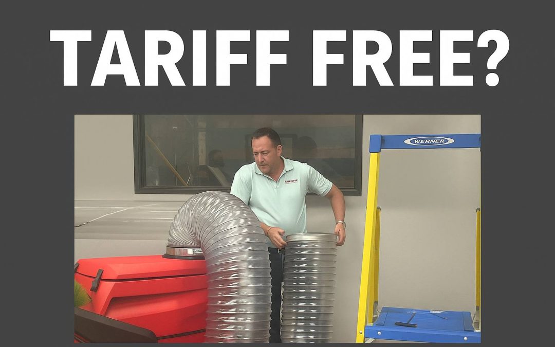 no tariffs for mr duct cleaner