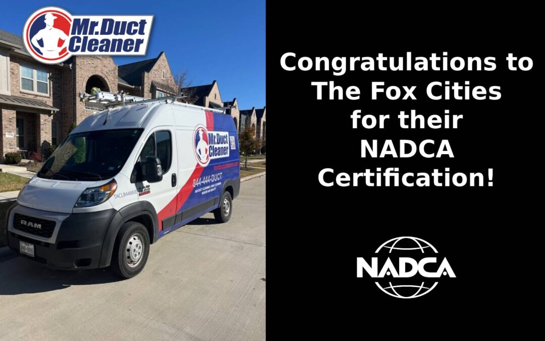 congratulations to the fox cities for their nadca certification