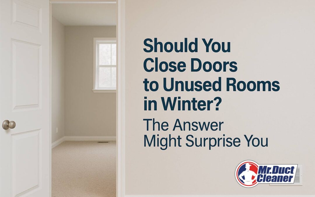 should you close off rooms you're not heating or cooling?