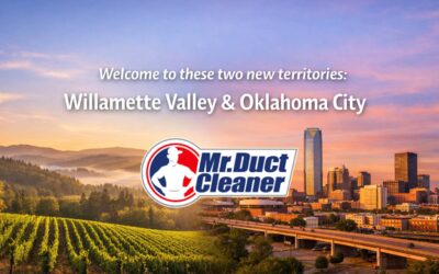 Mr. Duct Cleaner Expands: Welcome to Willamette Valley & Oklahoma City