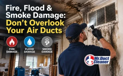 Fire, Flood, or Smoke Damage? Your Homeowners Insurance May Cover HVAC and Air Duct Cleaning